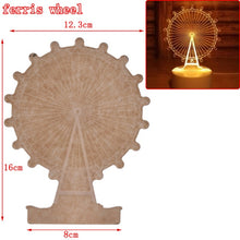 Load image into Gallery viewer, 1PCS Fashion New 3D Illusion Lamp RGB LED Night Light Acrylic Panel
