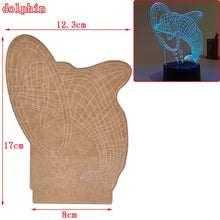 Load image into Gallery viewer, 1PCS Fashion New 3D Illusion Lamp RGB LED Night Light Acrylic Panel
